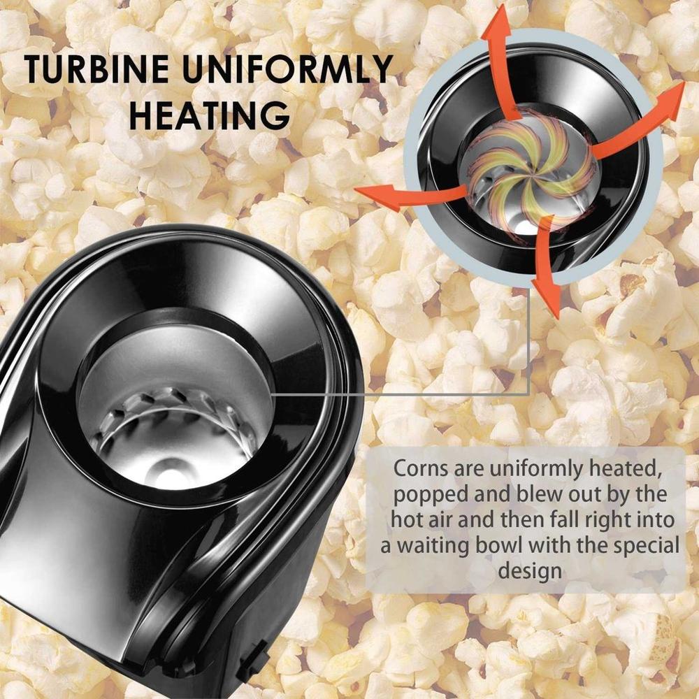 Hot Air corn, per Electric Machine Snack Maker