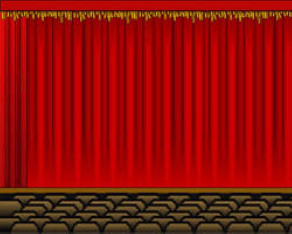 Auditorium  Central Opening Stage Curtain