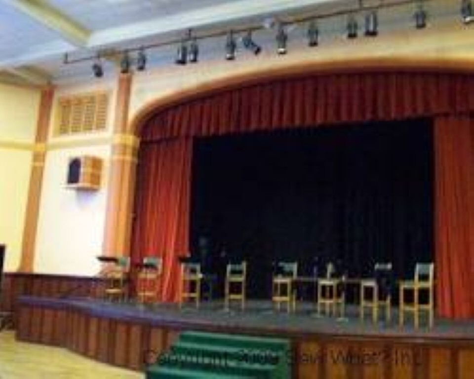 Auditorium  Central Opening Stage Curtain