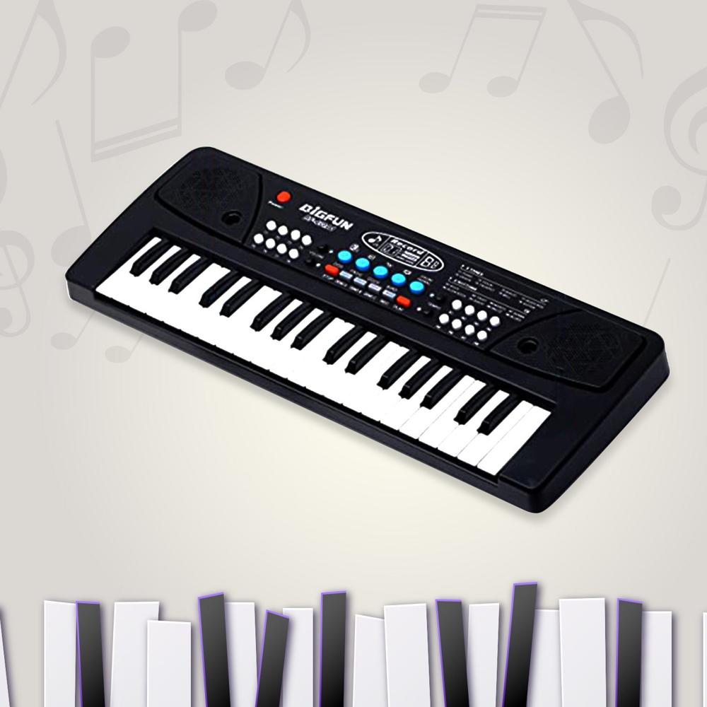 Piano Musical Keyboard With Mic 37 Music Key Keyboard For Kids Toy - Material: Abs