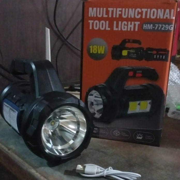 Multi Functional Sos Light With Tool Box, Torchlight (18 W) - Size: 22*14*10