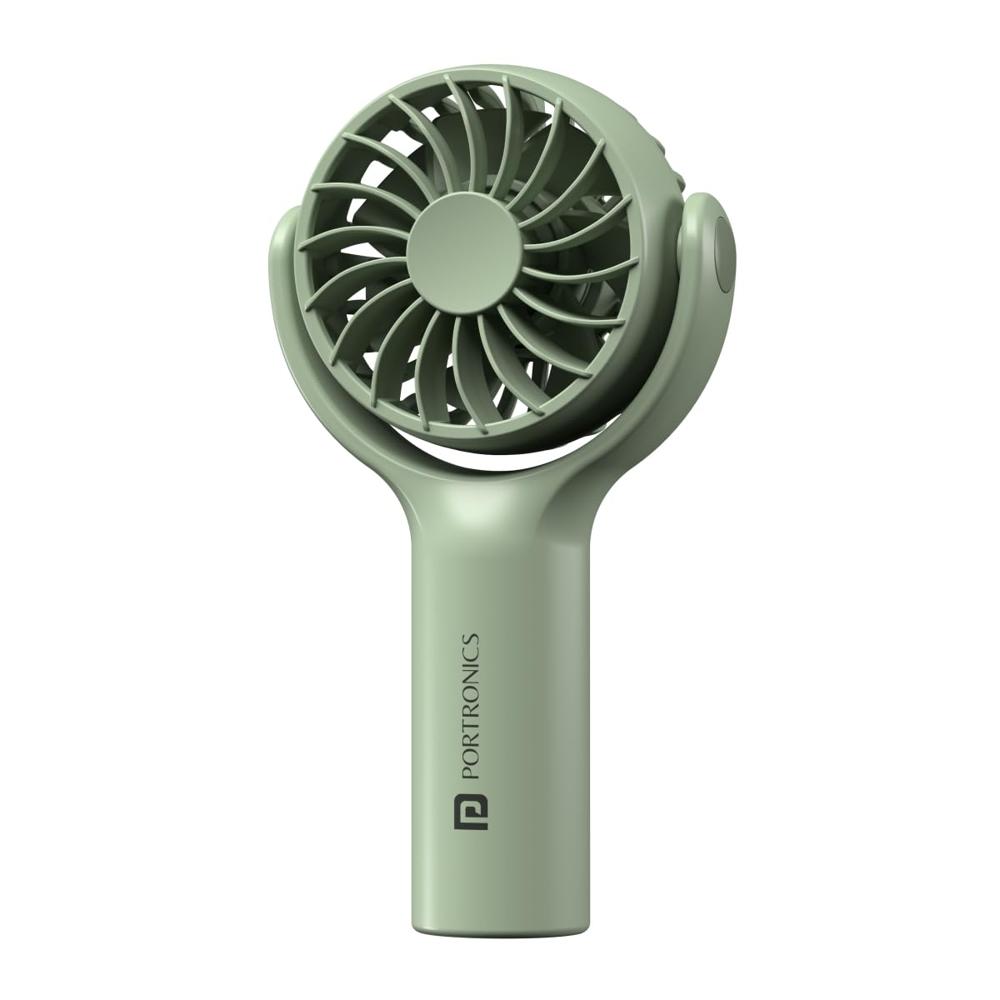 Portronics Toofan Mini Portable Rechargeable Fan with 3 Speed Modes, Upto 7800 RPM Max