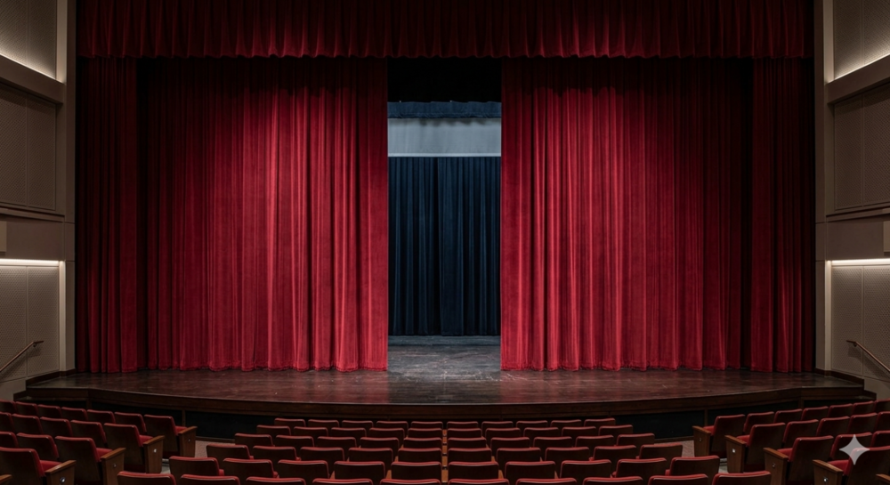 Auditorium Middle Curtain