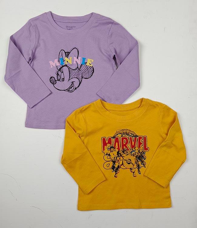 A31303 | Character Labels Baby Long Sleeve Tops