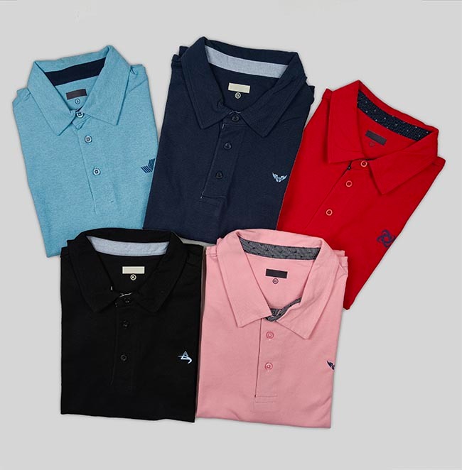 M11620 | max Mens Collar T-Shirts