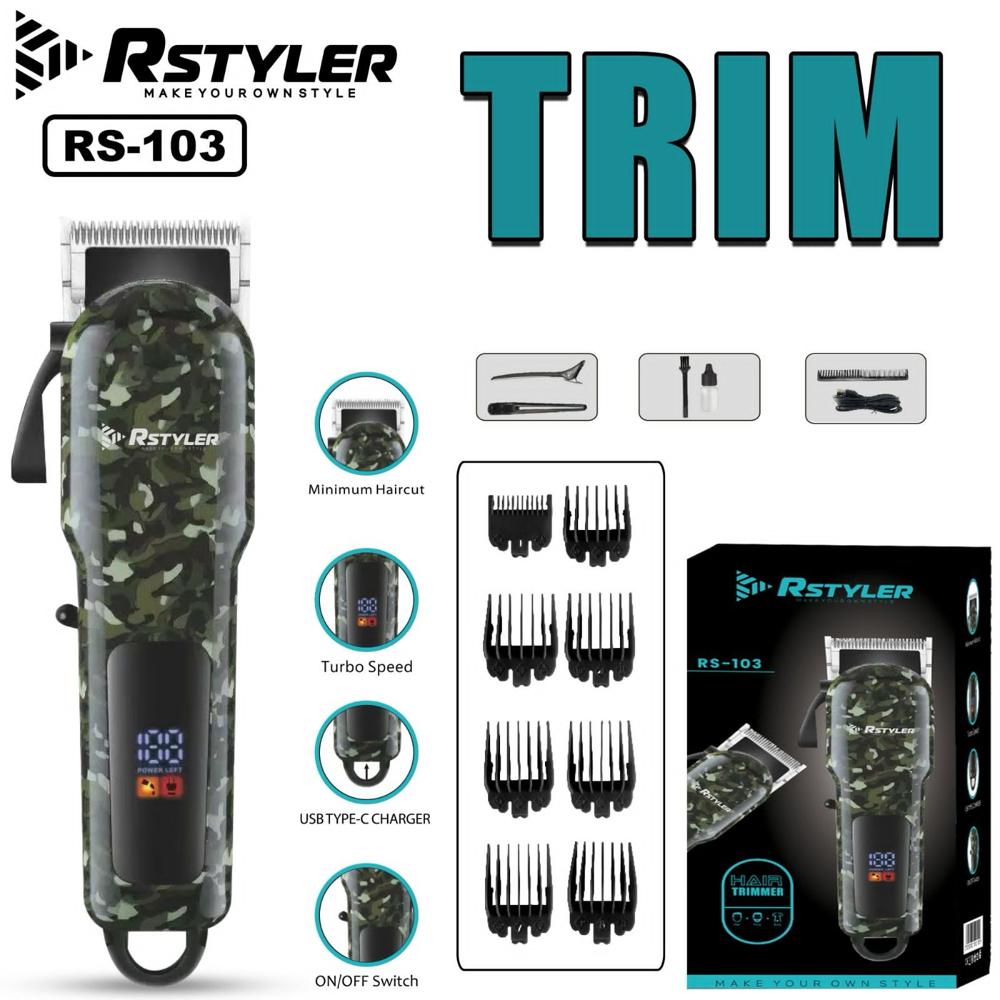 RSTYLER RECHARGEABLE TRIMMER RS-103