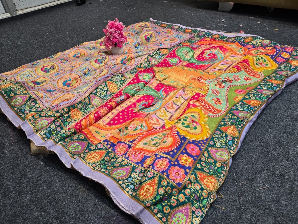 Viscose Jacquard Silk Saree With Blouse