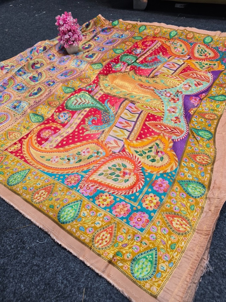 Viscose Jacquard Silk Saree With Blouse