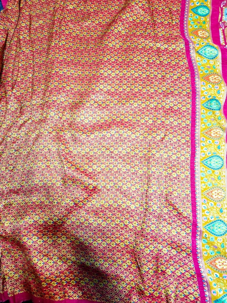Viscose Jacquard Silk Saree With Blouse