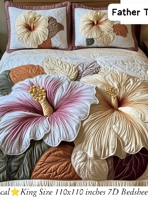 Digital print 110*110 double bedsheet