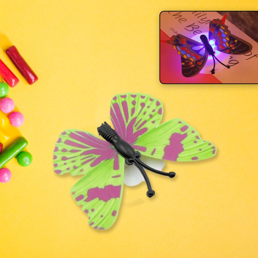 Butterfly 3D Night Lamp 3D Illusion LED Lamp for Room & Decor (Pack of 50)