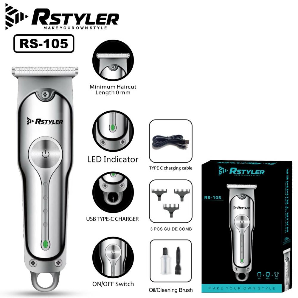 RSTYLER RECHARGEABLE TRIMMER RS-105