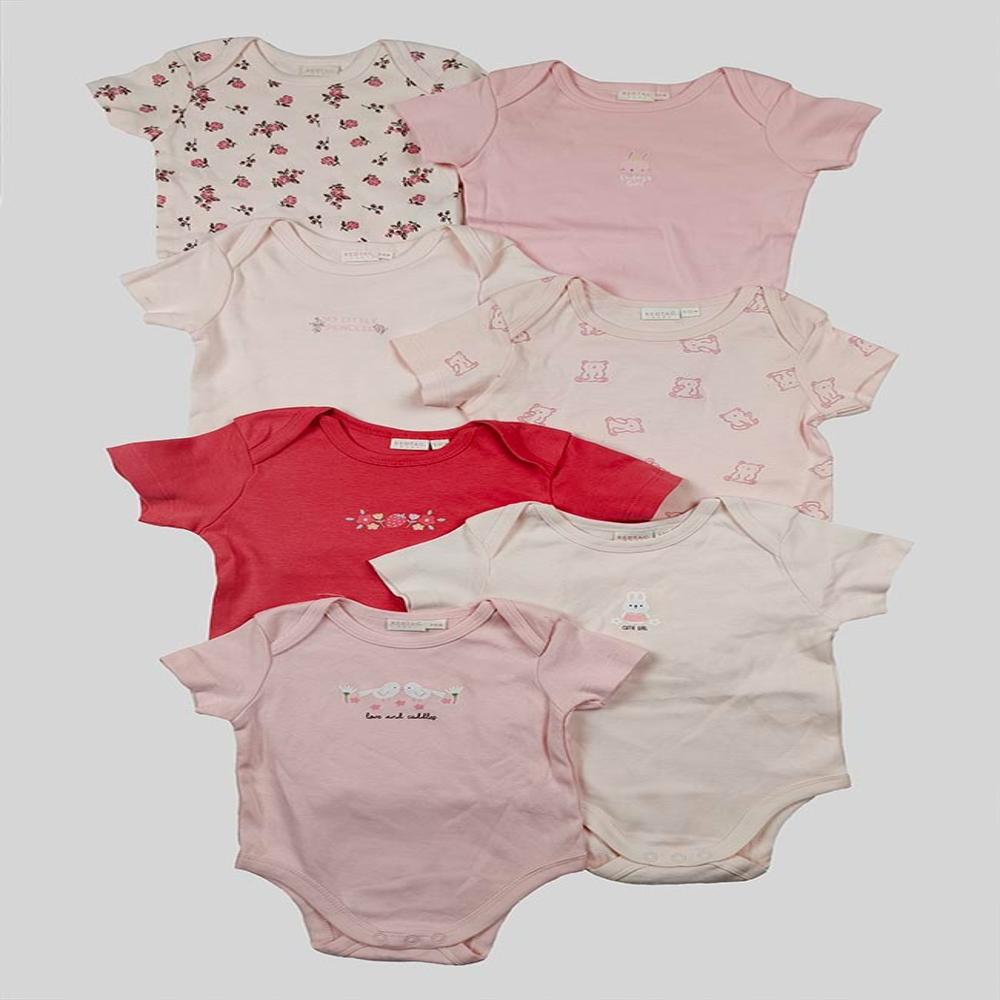 A31305 | Redtag Baby Short Sleeve Bodysuits Assorted