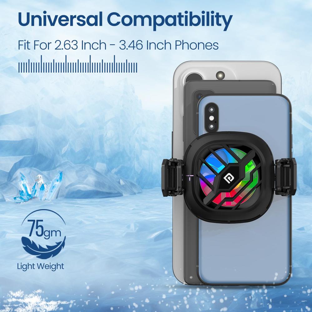Portronics Cool XG Instant Magnetic Mobile Cooler With Adhesive Metal Plate, Radiato