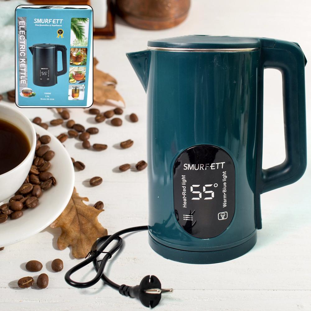 Temperature Display Electric Kettle 55 Degrees (1500W, 2.5 Ltr. / 1 Pc) - Size: 19*16*24