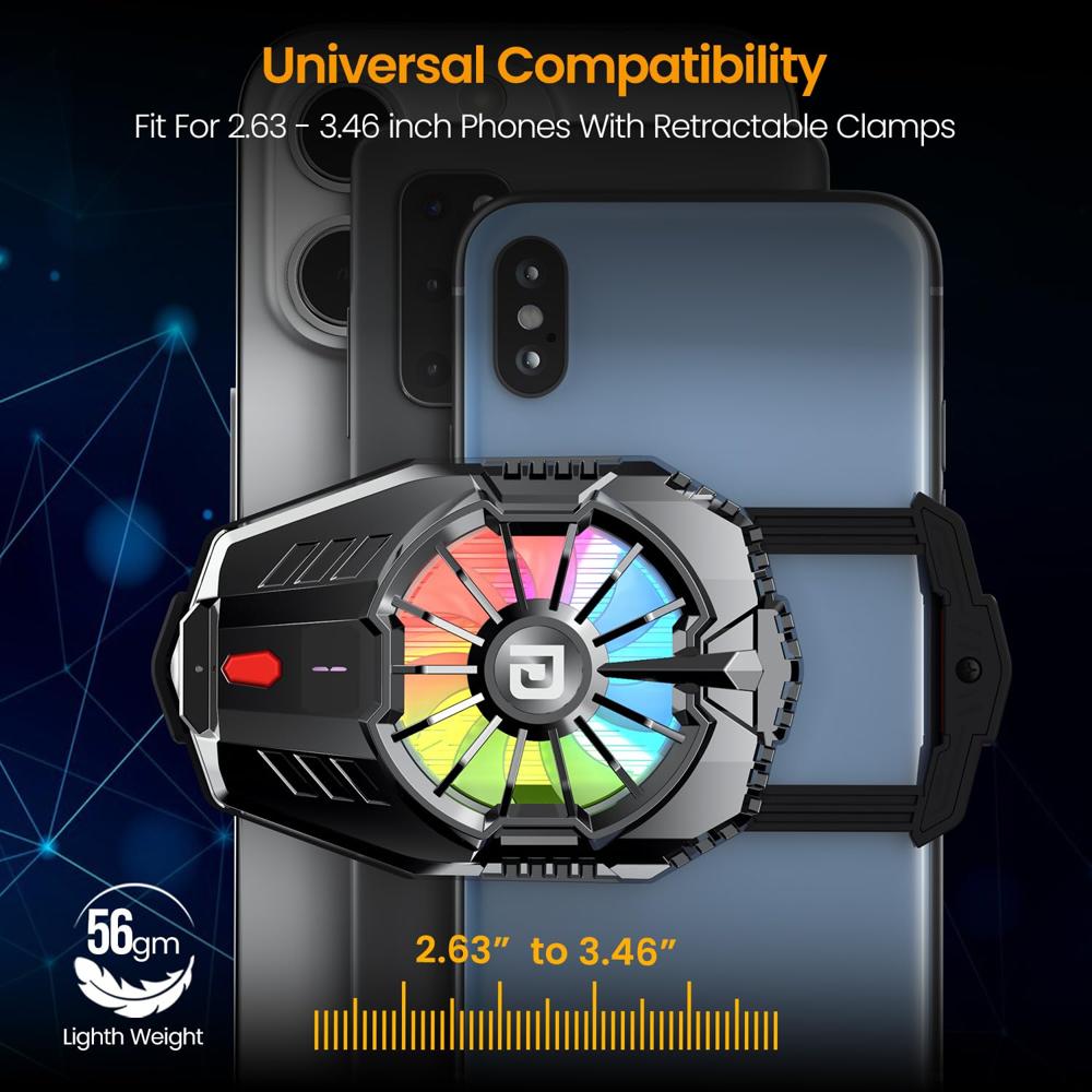 Portronics Coolpluse Instant Mobile Cooler With Radiator Cooling Technology, 3 Cooling