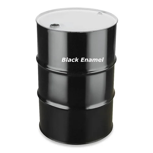 Black Enamel Paint - Alkyd Based Synthetic Enamel, 20 Ltrs Pack, Glossy Finish, High Gloss, Methyl Cas No 133-86-4, Smooth Texture, Weather Resistant
