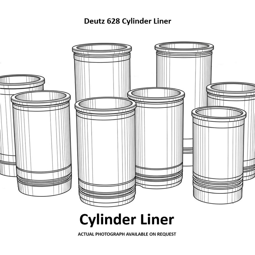 Deutz 628 Cylinder Liner - Application Areas: Marine/industrial Engines