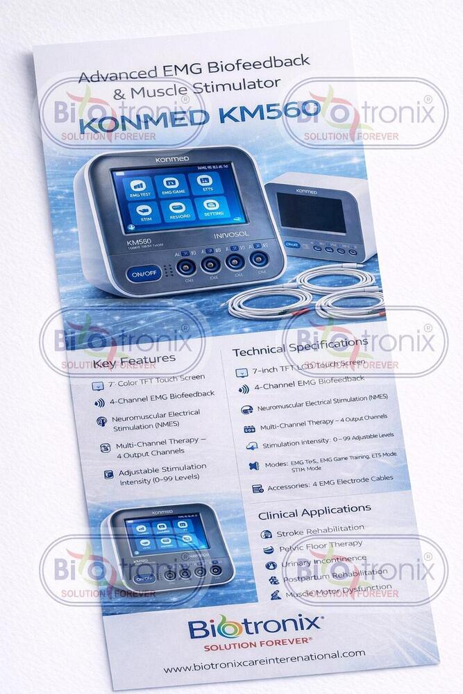 Konmed KM-560 4 Channel Physiotherapy Biofeedback mahine