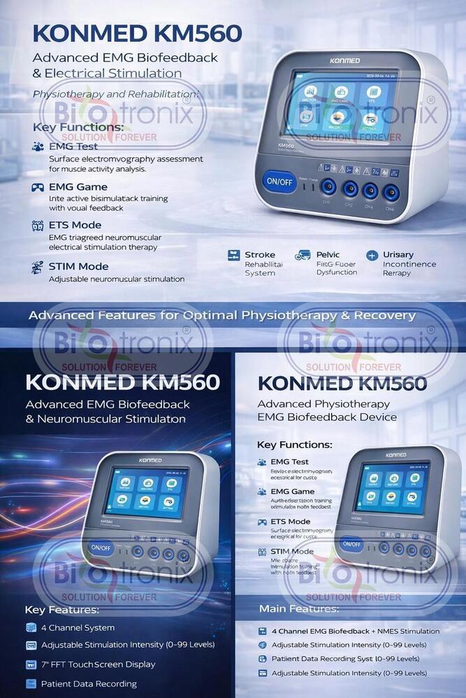 Konmed KM-560 EMG Biofeedback System with Therapy Monitoring