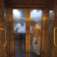 Golden mirror Finish lift