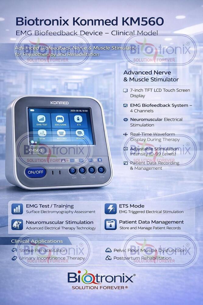 Konmed KM-560 Rehab Biofeedback Equipment with EMG Feedback System