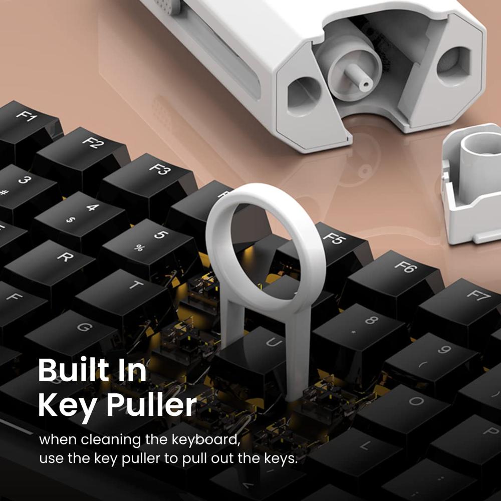 Portronics Clean M Multifunctional 8-in-1 Gadget Cleaning Kit with Mobile Holder