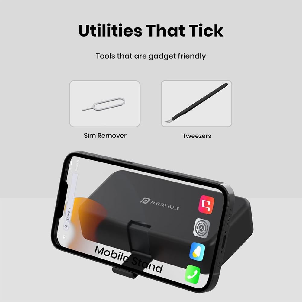 Portronics Clean N 18 in 1 Smart Gadget Cleaning Kit for Smartphones,