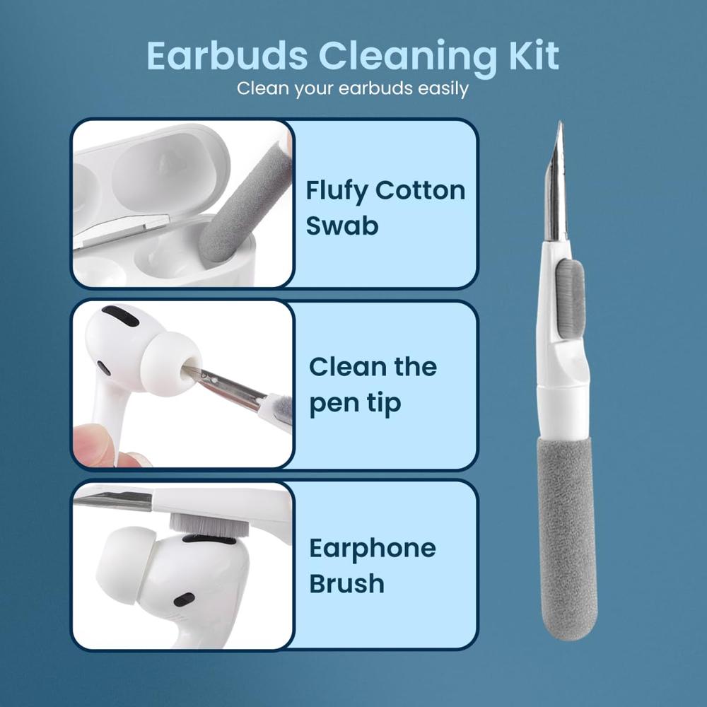 Portronics Clean P 10 in 1 Screen Cleaner Multipurpose Device Cleaning Kit for