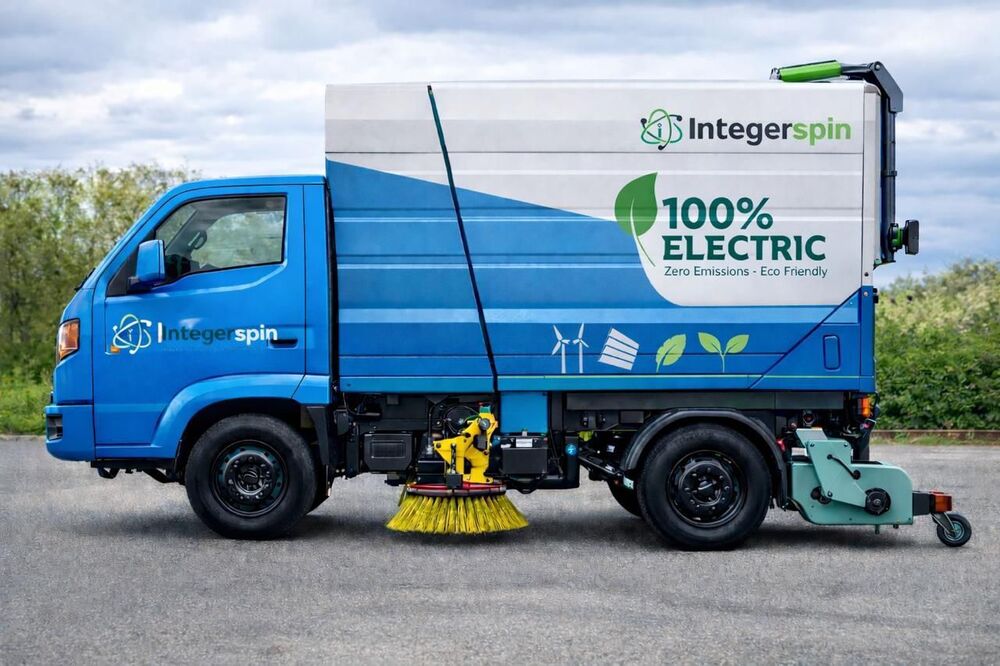 Truck Mounted Fully Electric Road Sweeper Truck