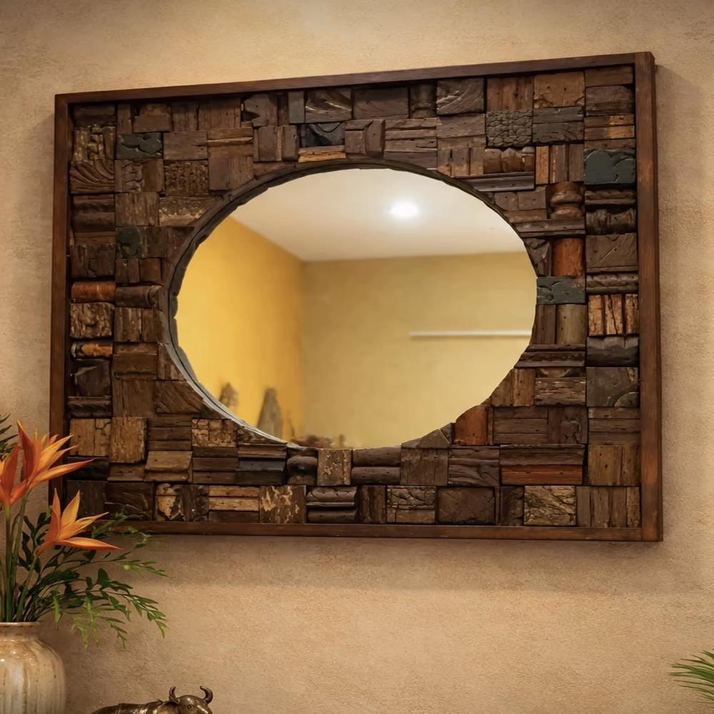 customized naga teak wall panels for aesthetic look artistic design for gazebos restaurant cafes hotels and resorts wall art handcrafted panels heritage wood panel real teak wood