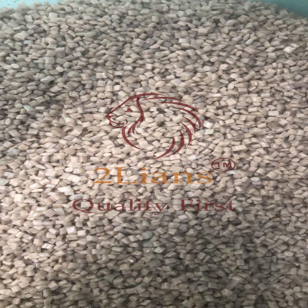PET  recycled pellets tinted color fiber grade