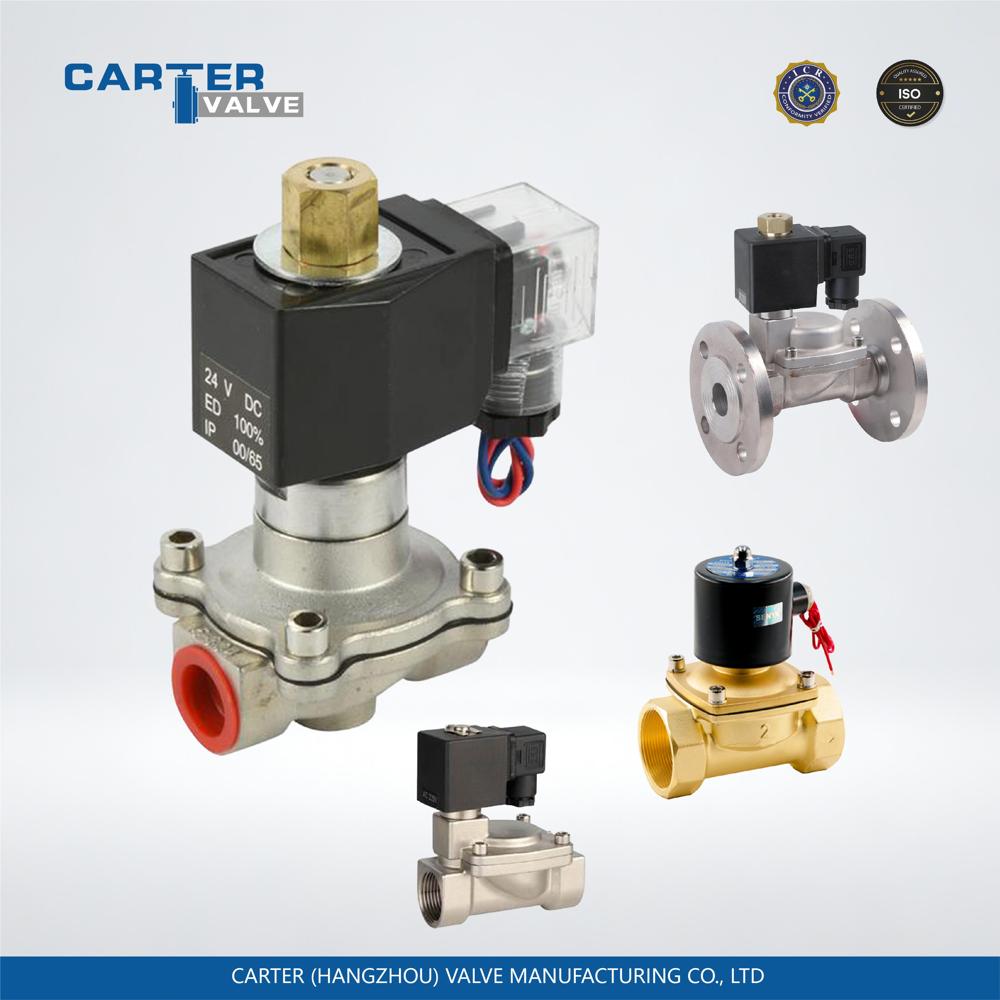 Solenoid Valve / Pilot Operated Solenoid Valve, Brass, Threaded, Solenoid Actuated, Pilot Operated Structure, Gas/steam, Din Standard - Application: Industrial Control Systems