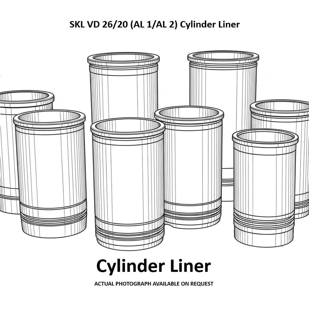 Skl Vd 26/20 (al 1/al 2) Cylinder Liner - Application Areas: Marine/industrial Engines