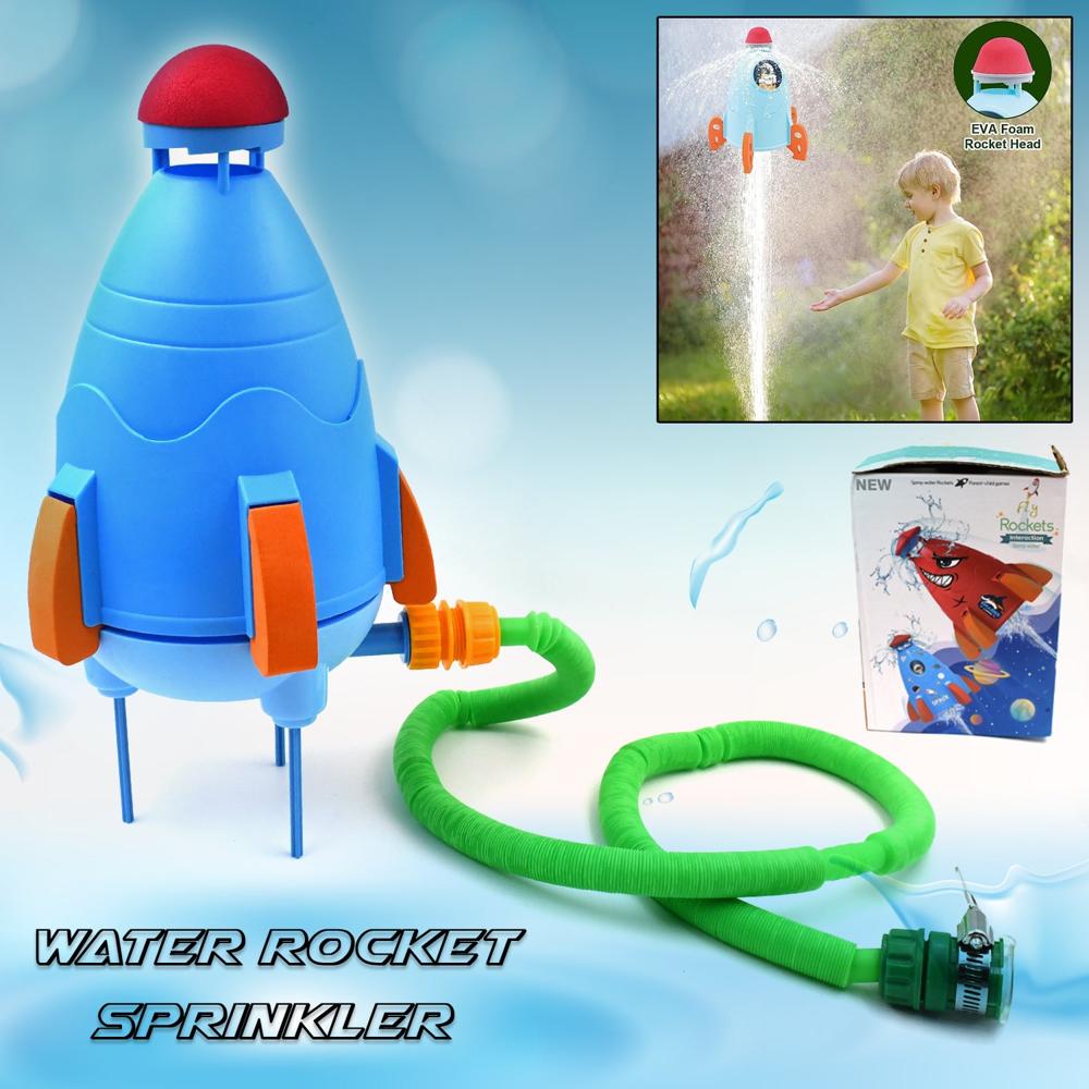 Spri-nkler Roc-ket Launcher Summer Toys for Kids (1 Set)