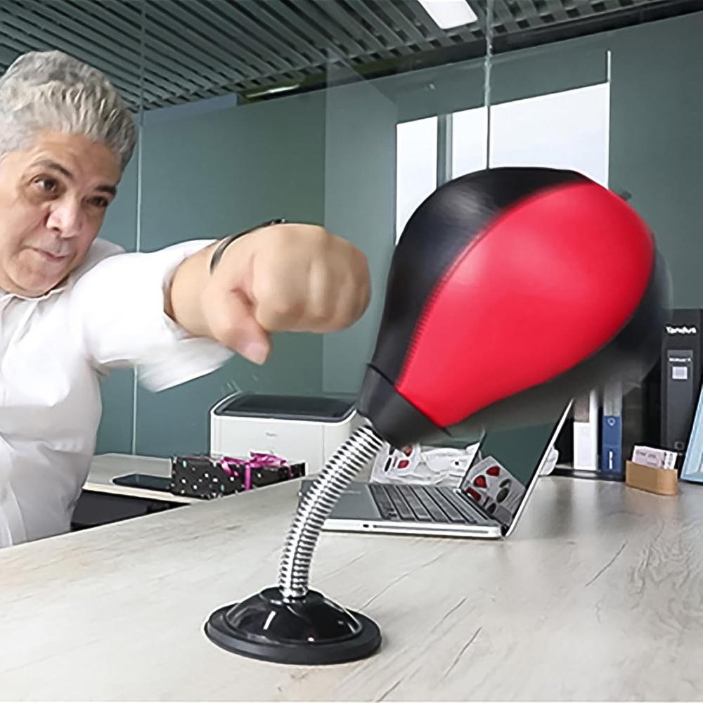 Inflatable Punching Bag With Air Pump - Color: Mix