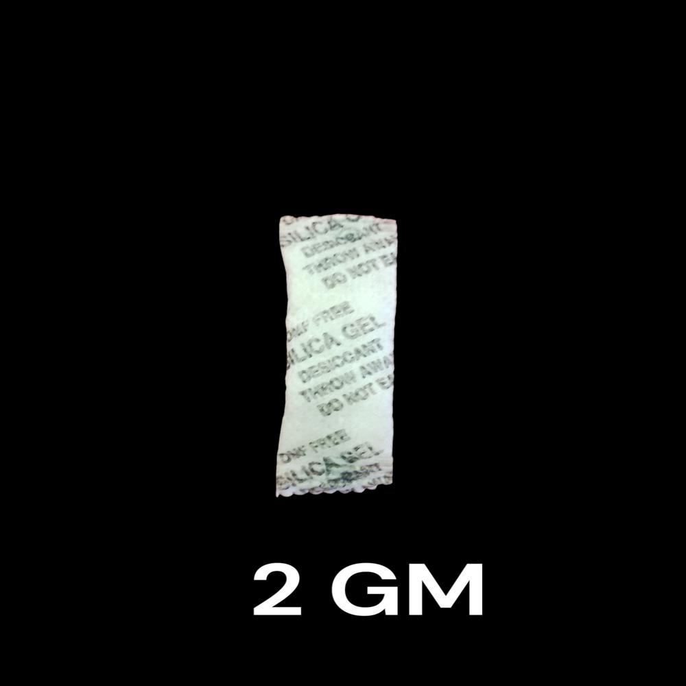 White Silica Gel Bag - Color: Colorless