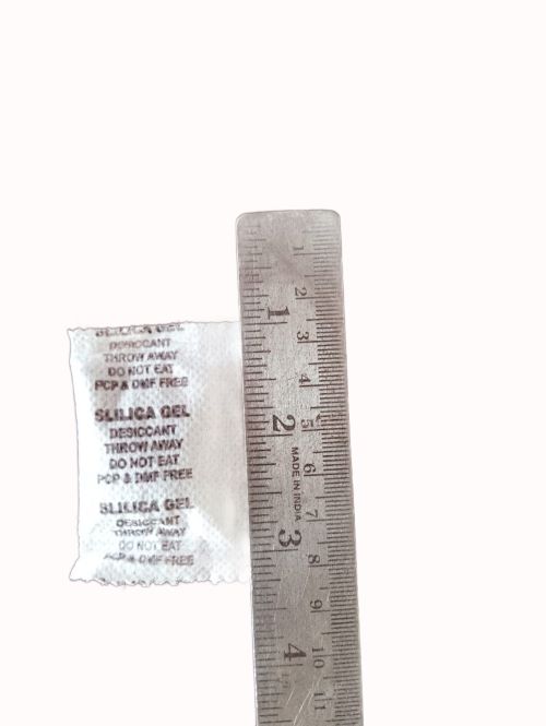 White Silica Gel Bag - Color: Colorless