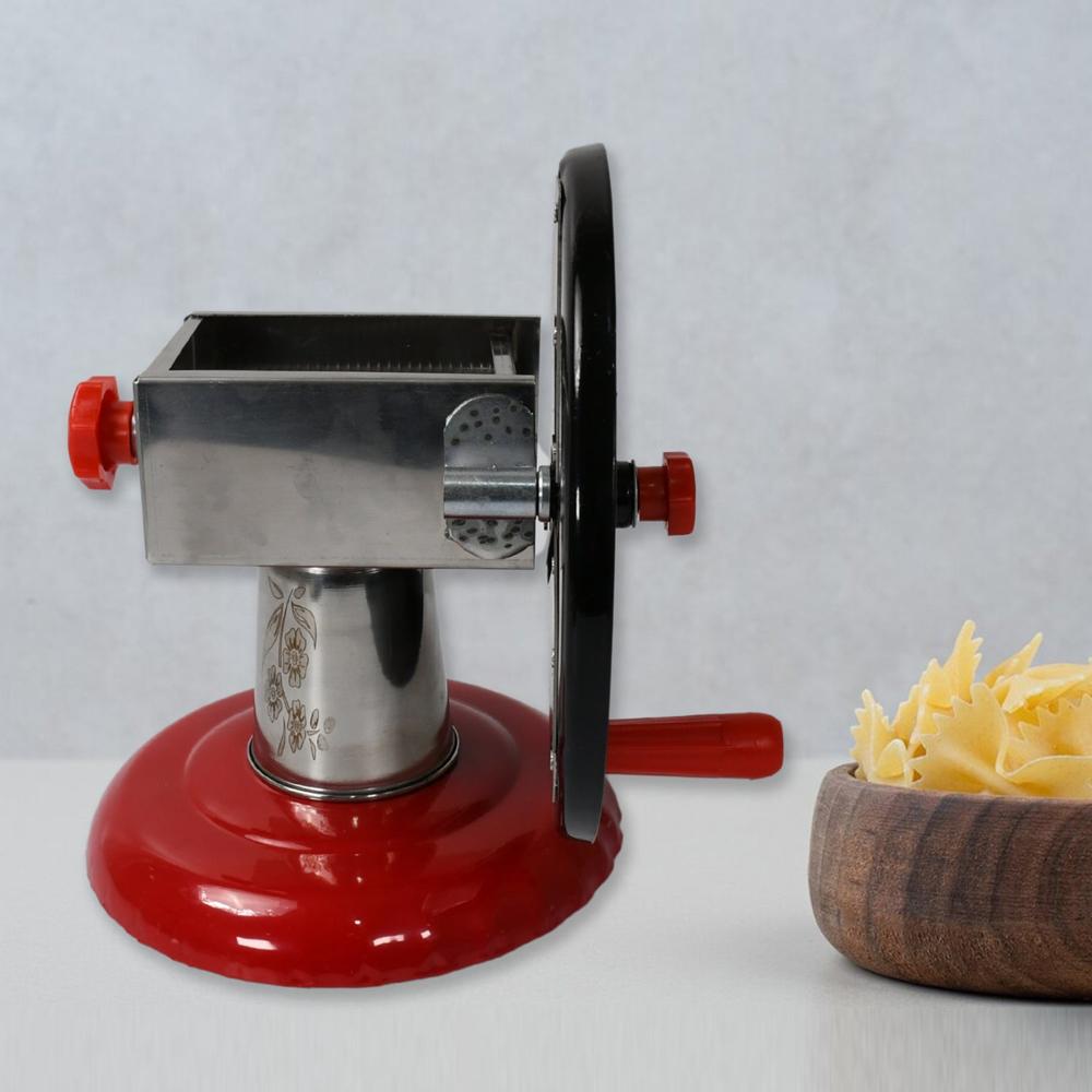 Stainless Steel Chips Maker And Vegetable Slicer For Kitchen Potato Slicer Graters And Chippers. Chips Maker Is Suitable For Vegetable Cuttings. Chips Maker Consist Hard Coated Iron Wheel And Stand. - Color: Mix