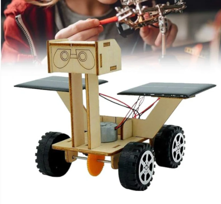 DIY Solar Moon Rover STEM Kit Assembly Model For Kids