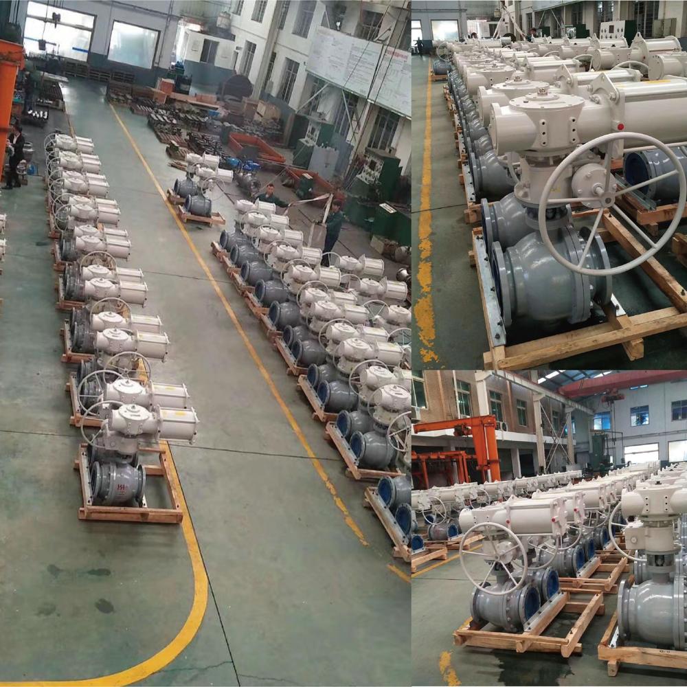 Pneumatic High Pressure Fixed Ball Valve, Forged Steel, 150lb-4500lb, Explosion-Proof, Wcb Carbon Steel/CF8 CF3 Stainless Steel, OEM Customized