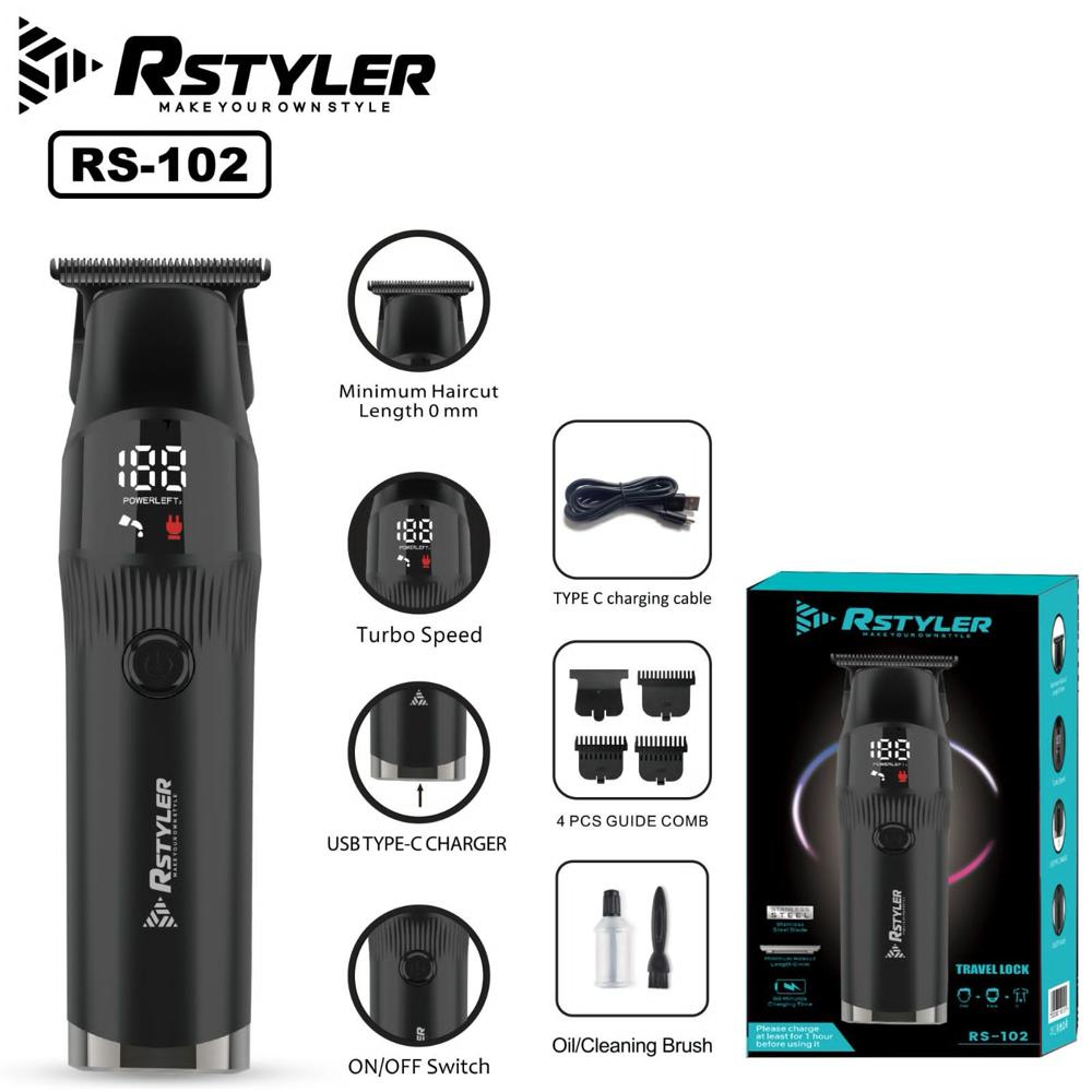 RSTYLER RECHARGEABLE TRIMMER RS-102