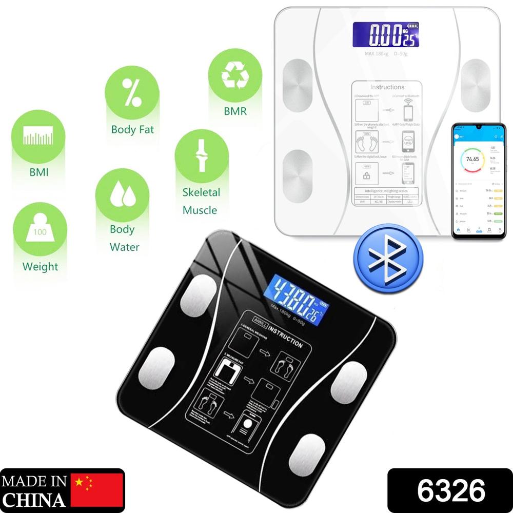 Bluetooth Digital Body Fat Weight Scale With Bmi Tracking For Ios Android - Color: Mix