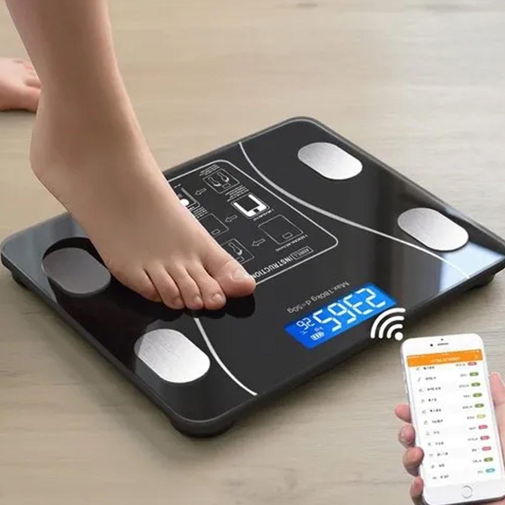 Bluetooth Digital Body Fat, Weight Scale with BMI Tracking for iOS, Android