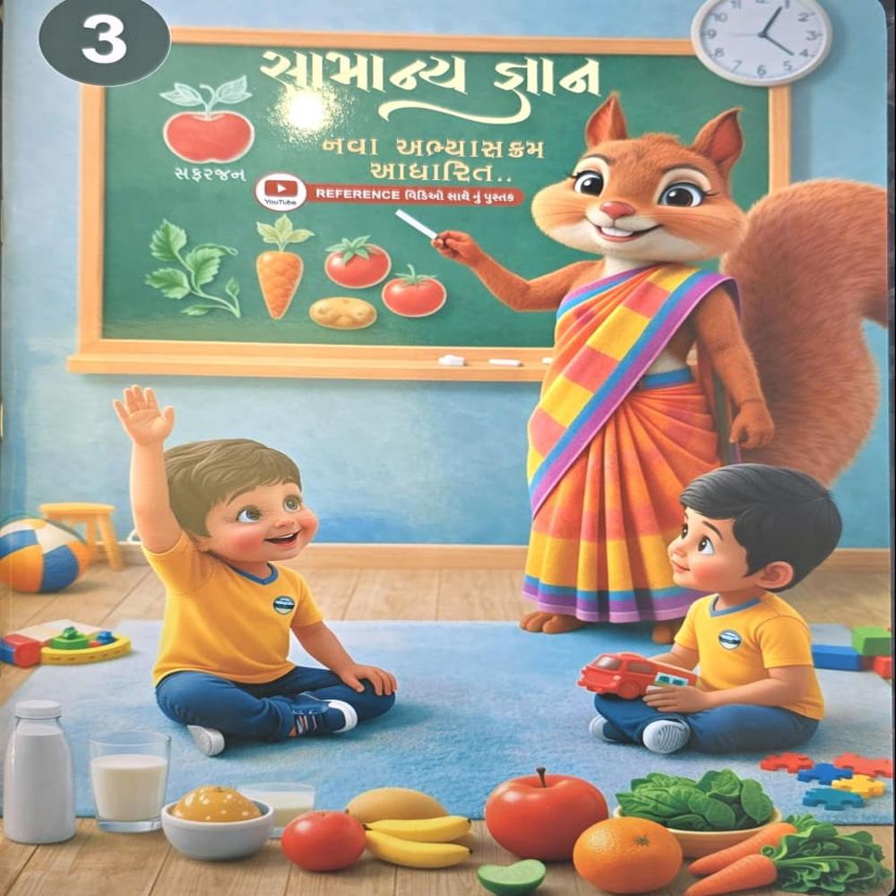 Senior Kg General Knowledge Guj medium