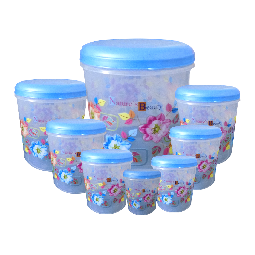 Air Tight Plastic Transparent Container Set
