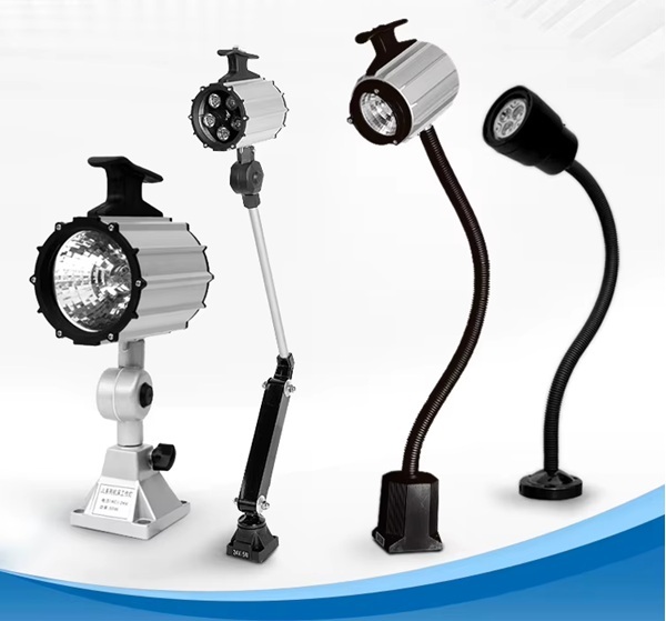 Halogen Machine Lamp Adjustable Type (White) for Industrial machines Use