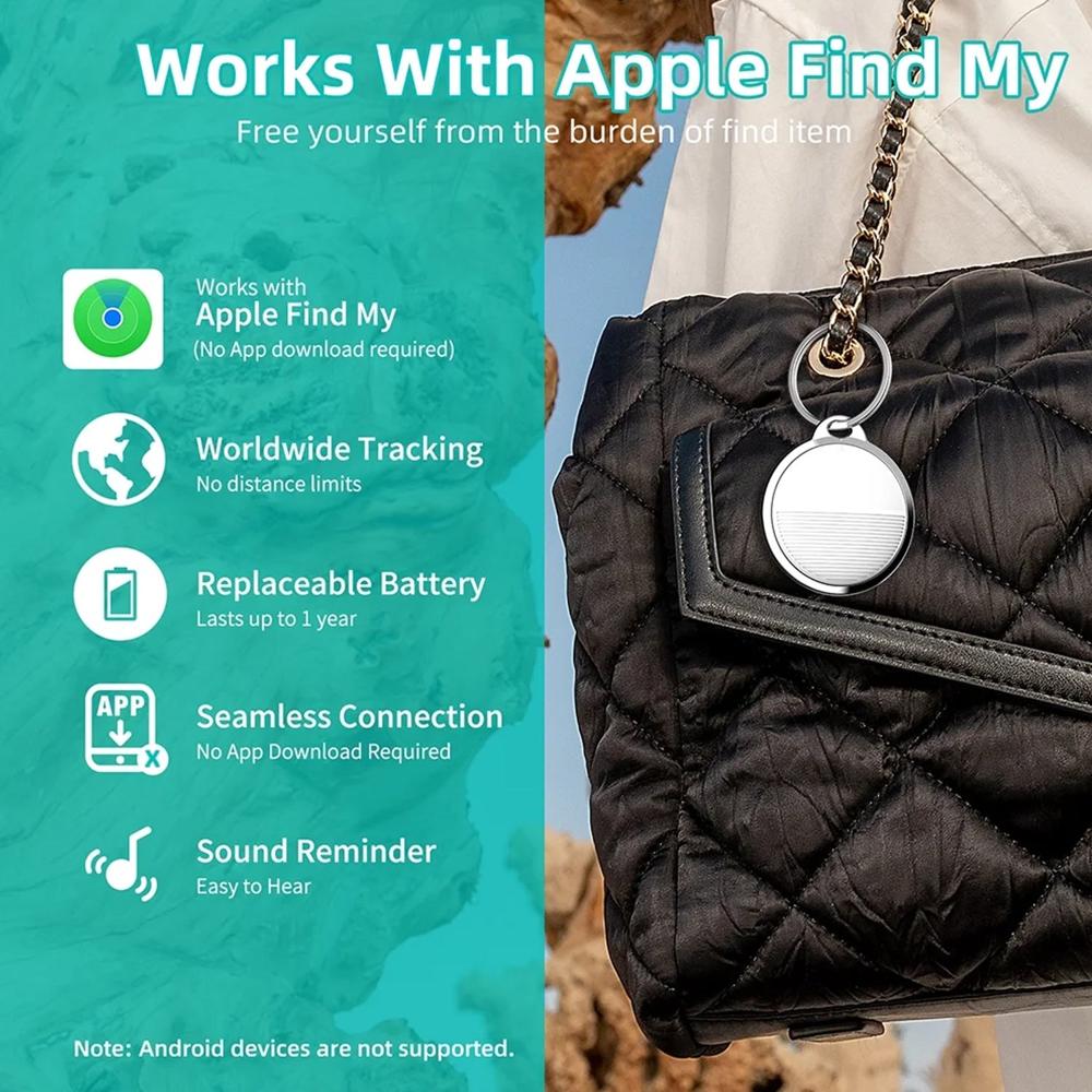 Finder Compatible With Find My App Global Tracking Gps Tracker With Sound Alarm - Color: Mix