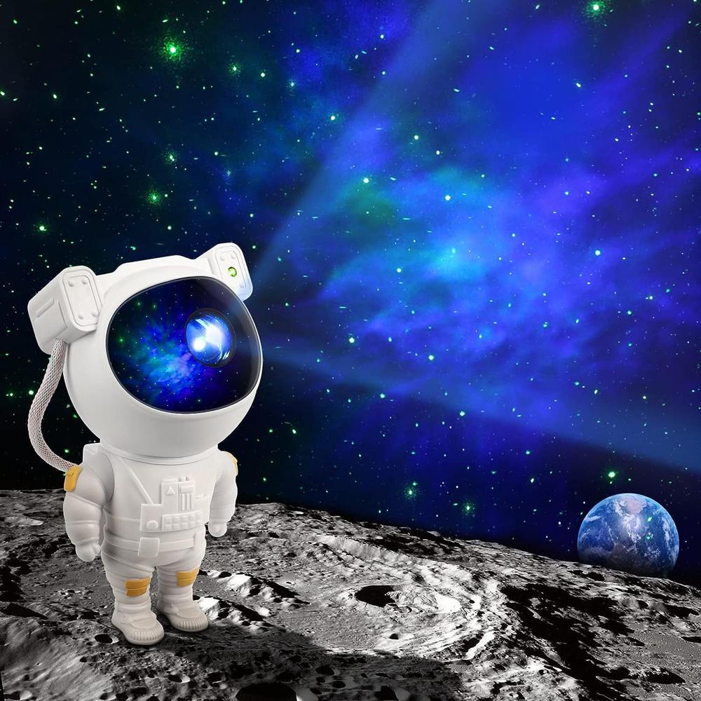 Robot Sky Space Stars Light Astronaut Galaxy Projector, Night lamp, Bedroom, Kids, Projector, Star Projector Will Take Children's to Explore The Vast Starry Sky for Adults, raksha bandhan, Diwali Gift