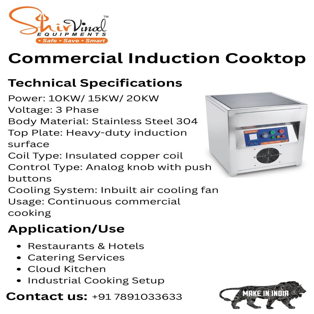 Commercial Induction Cooktop